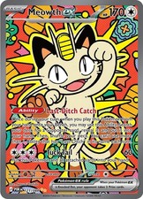 Meowth ex 121/088 SIR Perfect Order Near Mint Pokemon Card ME03 FRESH OUT PACK!!