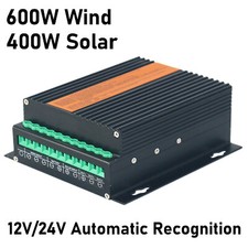 12V / 24V Auto 600W Wind 400W Solar Turbine Solar Hybrid MPPT Charge Controller