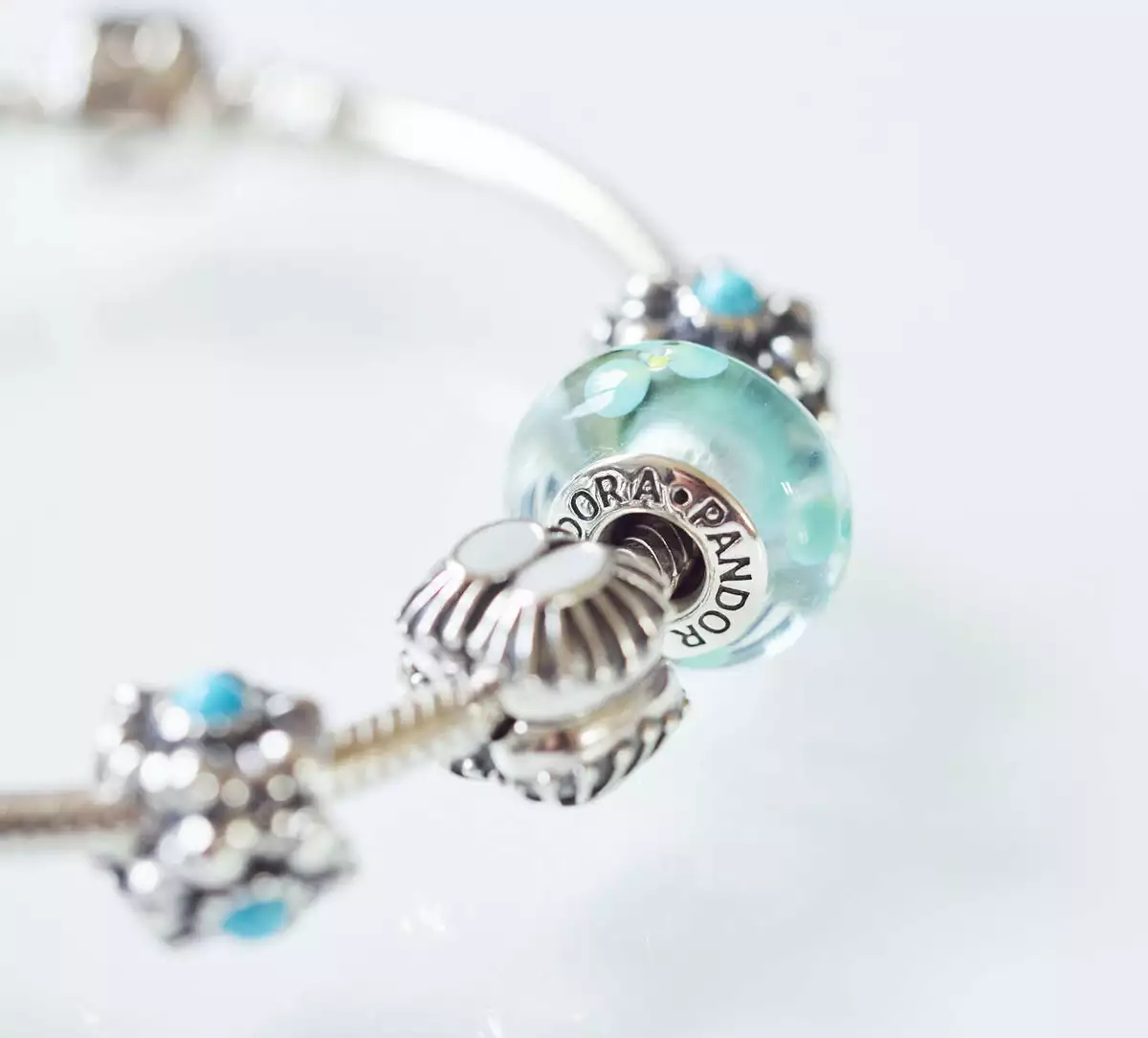 Pandora teal bracelet sale