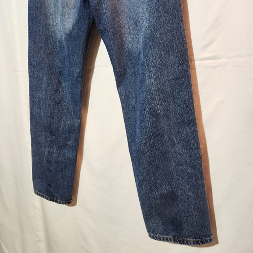 Lacoste Mens Denim Blue Jeans Relaxed Straight Size 32 X 30 - Foto 3 di 13
