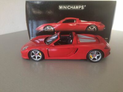 PORSCHE CARRERA GT SPIDER 2004 - MINICHAMPS 1/18 | eBay
