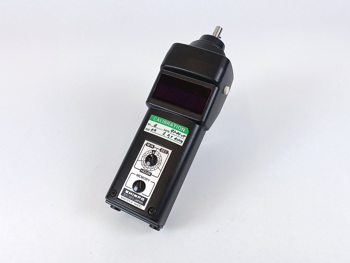 たーみ Shimpo DT-107A-S12 Contact Handheld Tachometer with 12
