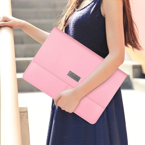 Leather Sleeve Case Bag Cover For MacBook 11 12 13 14 15 16 inch Notebook Laptop - Picture 11 of 21
