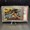 1962 Mars Attacks Graded Trading Card: #4 “Saucers Blast Our