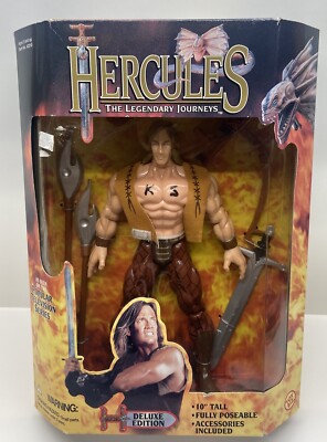 ビンテージエクストララージ　トイフィギュア 1995 Hercules The Legendary Journeys Deluxe Edition 10” Action