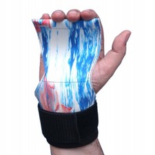 Weight Lifting Grips Rubber Pads Gym Straps Gel Padded Wrist Support Workout