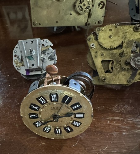 Antikes Uhrwerk mit Aufzug 10er Set - Bild 2 von 14