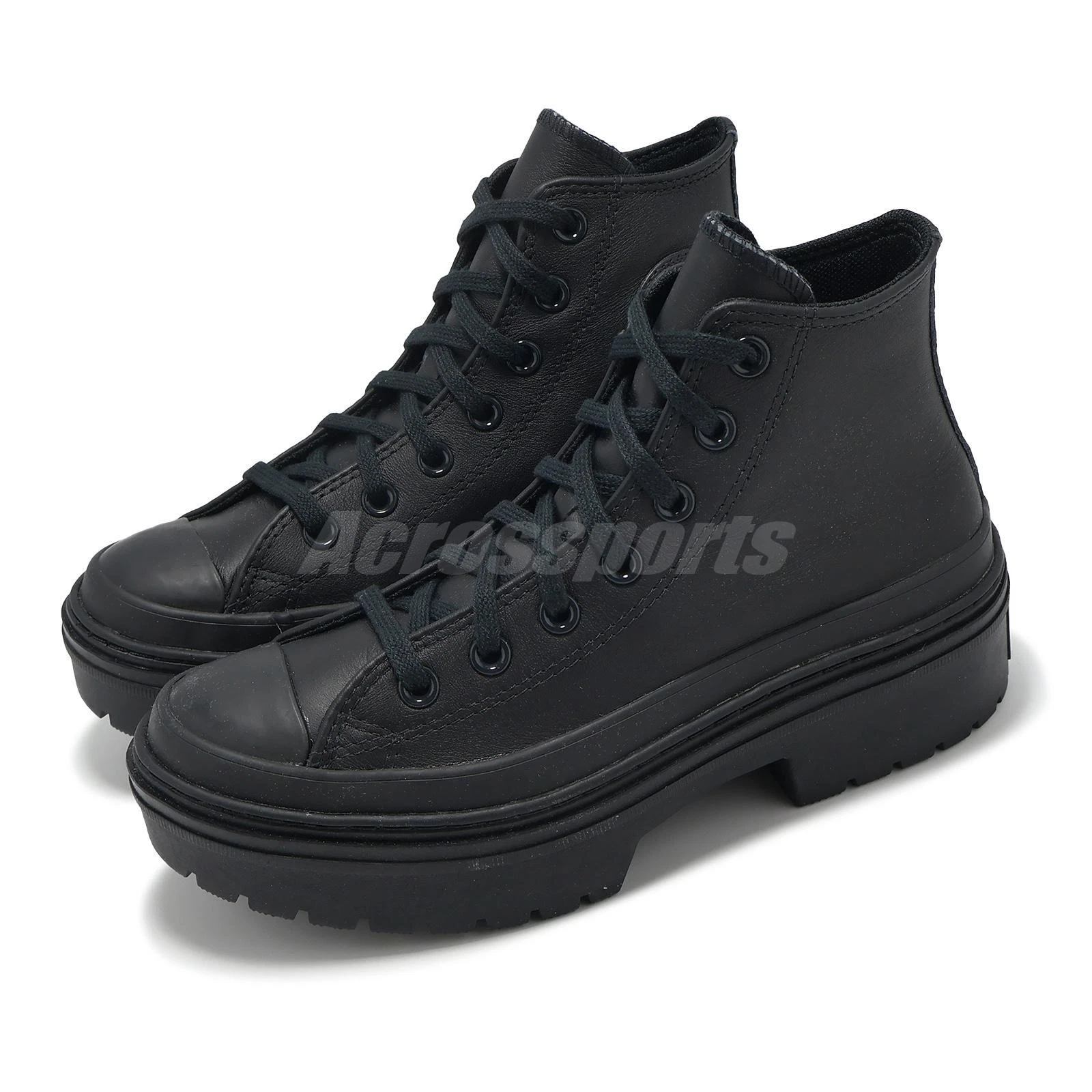 Scarpe casual da donna Converse Chuck Taylor All Star con tacco a strappo nere A10369C