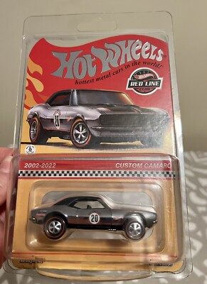 Hot Wheels 2022 RLC Red Line Club 2002-2022 Custom Camaro Brand