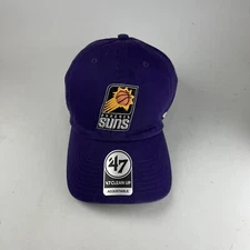 Phoenix Suns Hat Cap 47 Clean Up Strap Back Purple Adjustable NBA Basketball