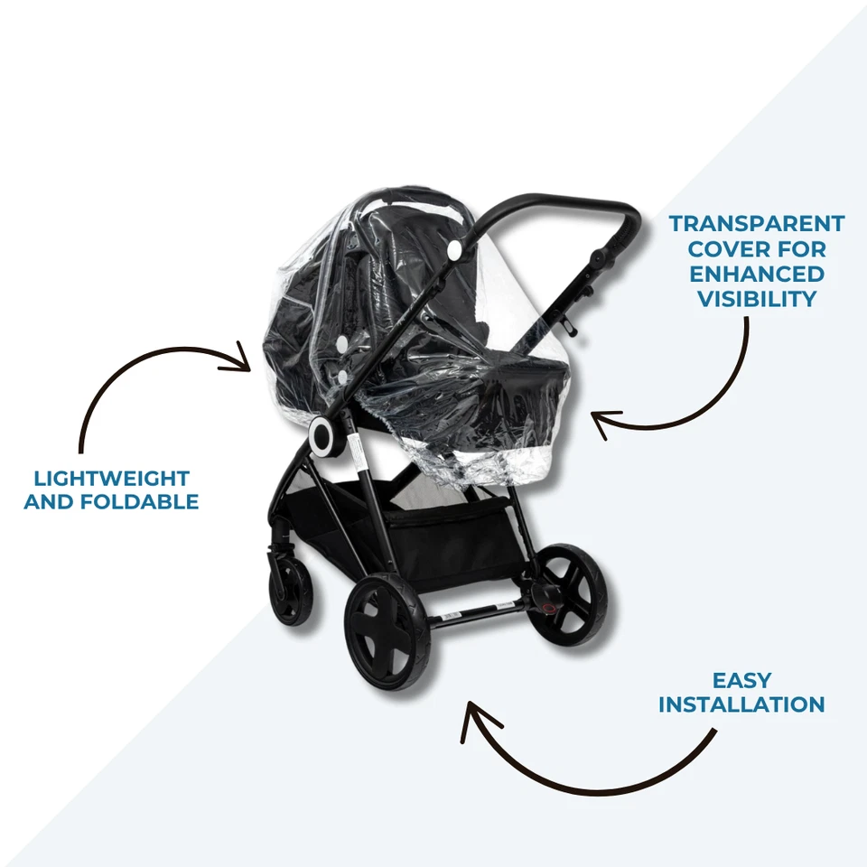 2 in 1 Rain Cover Compatible with Mutsy - Fits All Models - Image 3 of 4