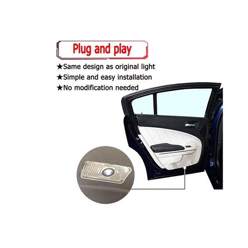 4 HD LED Door Laser Projector Puddle Shadow Lights For Acura TL 2009-2014 - Picture 4 of 7