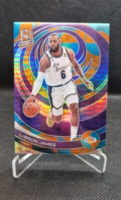 2022-23 Panini Spectra Asia Blue & Orange Prizm #79 Lebron James 18/49 - MINT