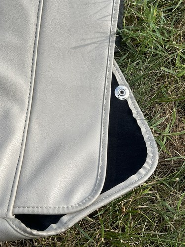 1997-06 Jaguar XK8 XKR X100 Convertible Roof Storage CREAM Tonneau Cover Boot - Picture 14 of 17