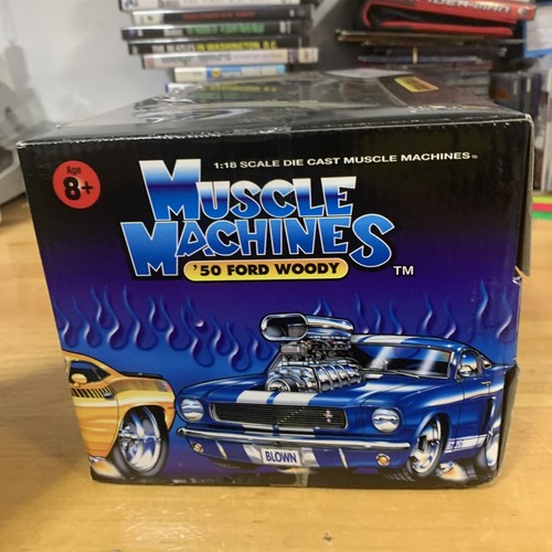 Muscle Machines 1:18 scale model 1960 Ford Woody green New In Box Rare 2000 Make - Picture 9 of 12