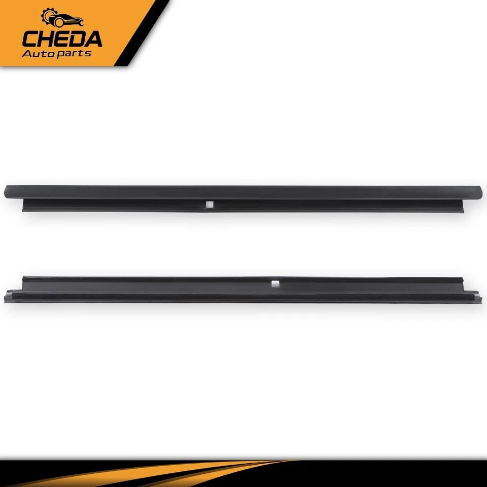 Kit de 2 piezas de fieltro de barrido de ventana exterior par apto para camioneta Chevy GMC Cadillac nuevo Foto 4 de 4