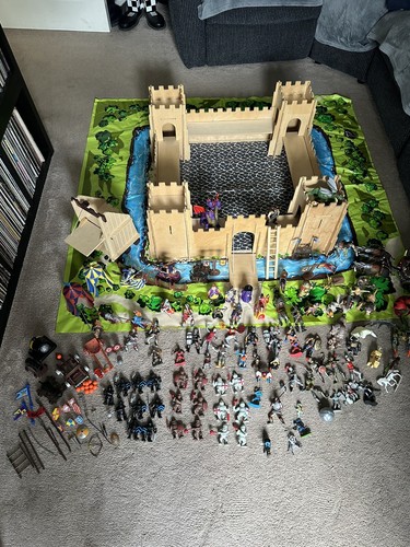 ELC Medieval Wooden Castle Knights Horses Dragons Figures Mats HUGE Bundle - Picture 17 of 24