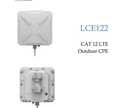 LOT OF 10x NEW LTE 4G CPE Outdoor CAT 12 model LCE122 TDD BAND B41 , B48