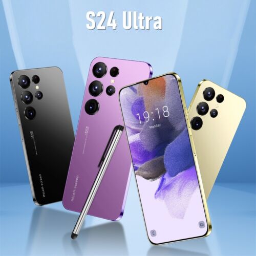 6.8 Inch Unlocked S24 Ultra Android 8.1 Smartphone 3G 4G Dual Sim Phone Mobile - Foto 2 di 12