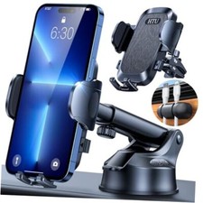 2024 Ultimate Car Phone Mount  80 LBS Strongest Suction  Military Black