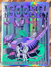 Goose New Years Eve Rainbow Foil x/75 Poster Jim Pollock Moody Center Austin TX