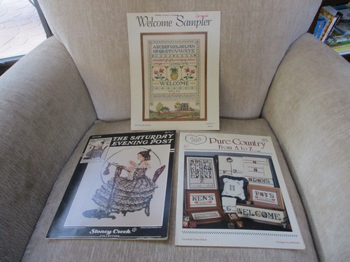 Mixed Lot Of 13 Vintage Cross Stitch Leaflets Charts Books - Picture 17 of 19