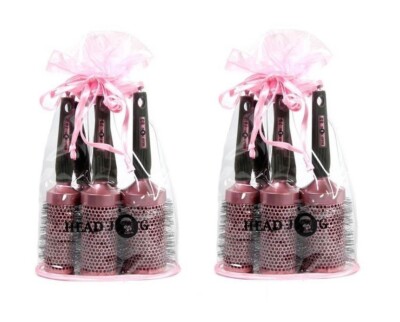 Head Jog Pink Radial Haarbürste Set 2 Stück