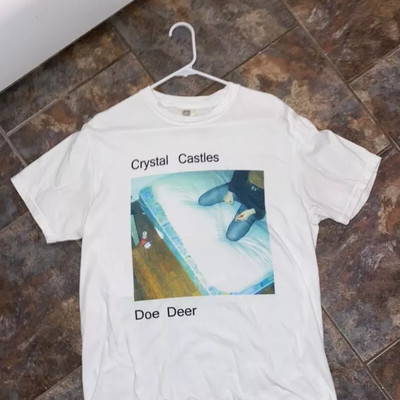 CRYSTAL CASTLES DOE DEER White T Shirt Full Size S-5XL ET1082