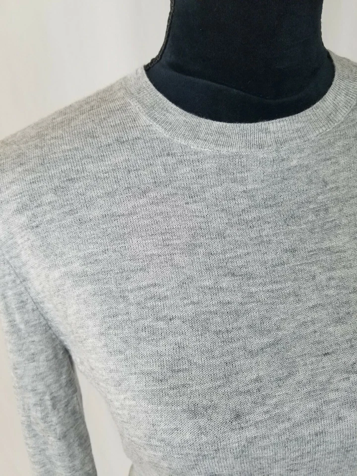 Joe's Jeans Mujer XS Azul Suéter Brezo y Cuadros Mezcla Cachemira Manga Larga Foto 2 de 4