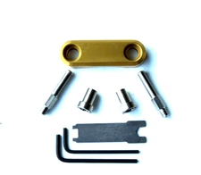 Avet Reel Clamp Set for JX LX HX Size Models - Clamp & Hardware - GOLD