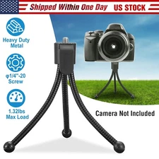 Digital Lightweight Mini Tripod Clip Stand Holder Mount For Camera Video Photo 