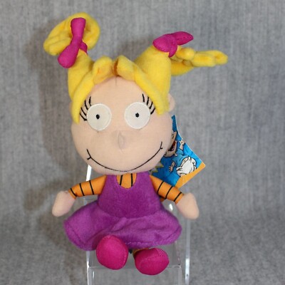 RUGRATS Angelica Plush Doll Soft Toy Gosh Viacom Vintage 2001 Tag Rare