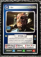 2001 Star Trek CCG 1E The Borg TB 86R - Karr