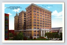 Postcard Ohio Dayton OH National Cash Register 1940s Unposted Linen