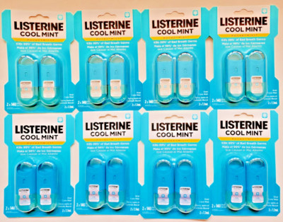 Listerine Cool Mint Pocketmist Oral Care Cool Mint Flavor, 7.7 mL, 16 Sprays