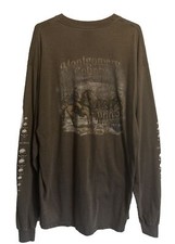 Vintage Harley Davidson Long Sleeve T-Shirt Size 2XL Gray Made In Usa Mens β