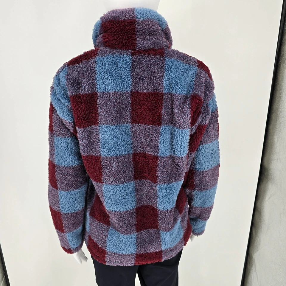 Top pulóver manga larga con cremallera 1/4 polar ultra suave Eddie Bauer para mujer (S) Foto 3 de 4