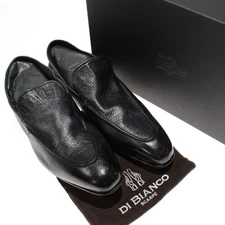 Di Bianco NWD Gallipoli Leather Loafers / Drivers Size 11.5 in Fumo Black