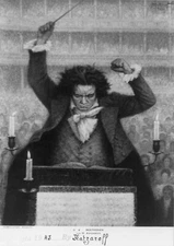 8" x 10" 1945 Ludwig Van Beethoven