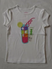 NWT Carter's Girls' Lemonade T-shirt Top Size 4