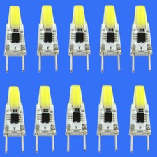 10pcs G8 G8.5 Led Bulb Puck Light Cob Led Cabinet Lamp 110v 120v Warm White H 10pcs G8 G8.5 Led Bulb Puck Light Cob Led Cabinet Lamp 110v 120v Warm White H