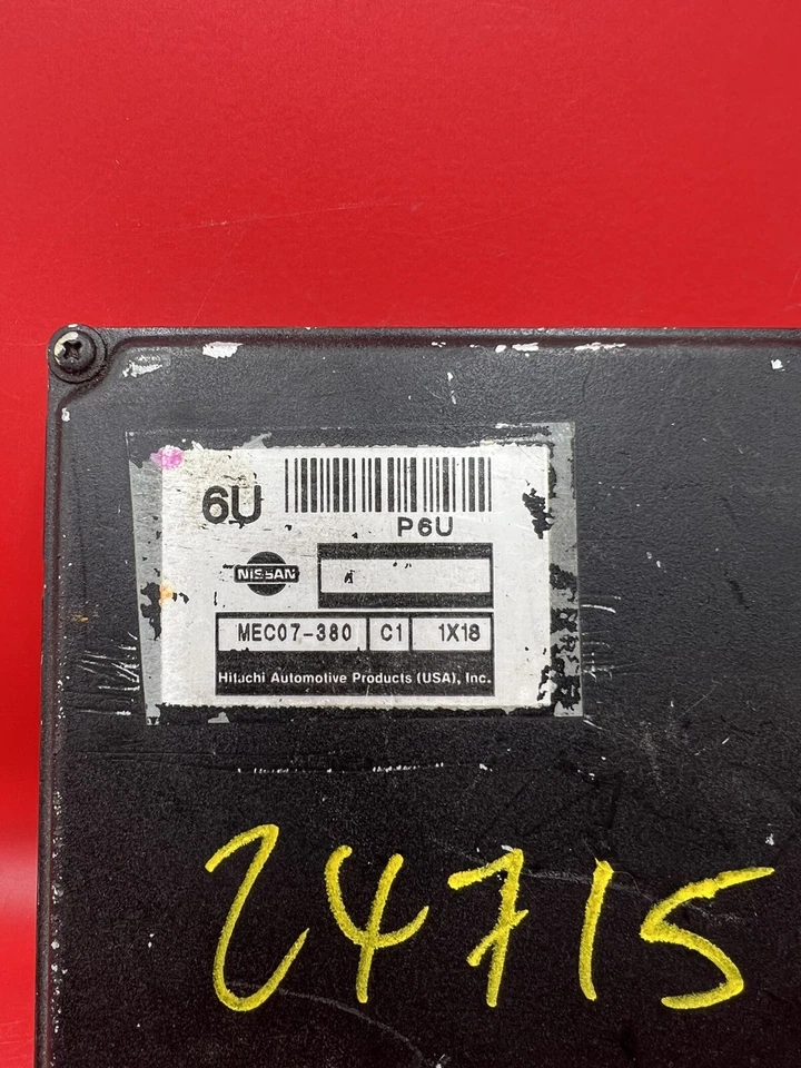 2002 Nissan Xterra Engine Computer Module MEC07-380 C1 3.3L AT ECM - Imagem 2 de 4
