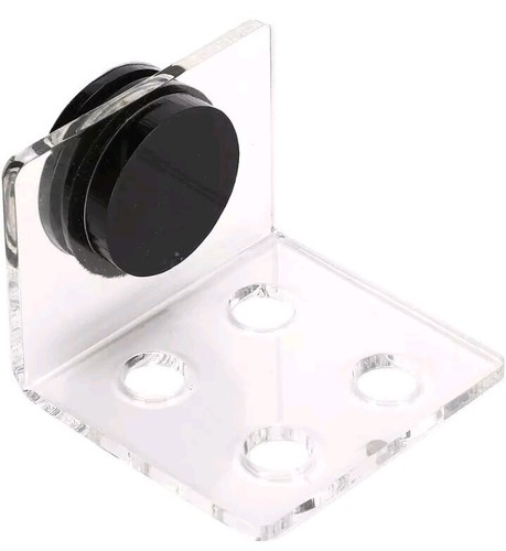Aquarium Frag Rack Acrylic Magnetic Support SPS Button Bracket (4 Hole)