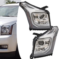 For 2015 2016-2020 Gmc Yukon Xl Hidxenon Led Headlight Headlamp Leftright