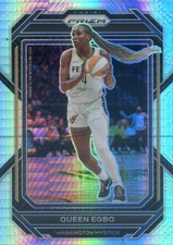 2023 Panini Prizm WNBA QUEEN EGBO #78 SILVER HYPER PRIZM MYSTICS