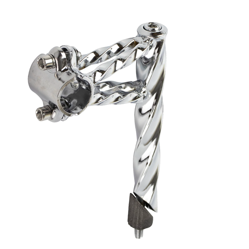 Barre de renfort coudée ronde MBK 51 chromée - Pièces Partie cycle sur