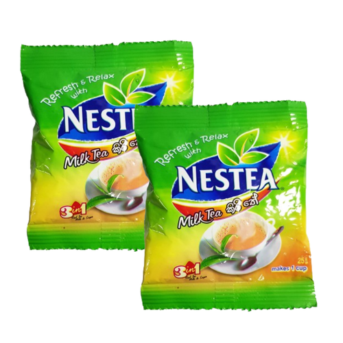 Nestea Milk Tea 10 Sachet Drink Powder Unsweetened Instant Milk Tea Healthy - Picture 3 of 5
