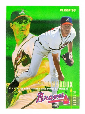 Greg Maddux #211 (1995 Fleer) Baseball Card, Atlanta Braves, HOF