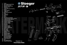 STOEGER STR - 9   Bench Mat Gun Cleaning   Gaming Mouse Mat
