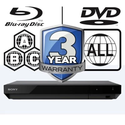 Sony Blu-ray Player UBP-X700 All Zone Code Free MultiRegion 4K Ultra HD - Image 1 of 4